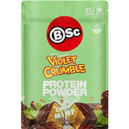 BSC Violet Crumble Protein Powder Choc Mint 400g