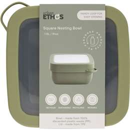 Urban Ethos Square Nesting 1.5L Bowl Assorted each