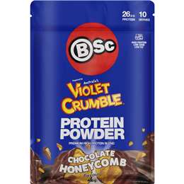 BSC Violet Crumble Protein Powder Chocolate Honeycomb 400g