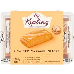 Mr Kipling Salted Caramel Slice 6 pack