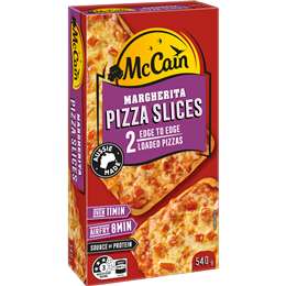 McCain Margherita Pizza Slices 2 pack