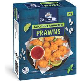 Just Caught Coconut Crumbed Prawns