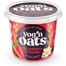 Yog'n Oats Yoghurt Strawberry & Vanilla 150g