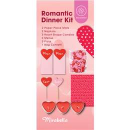 Mirabella Valentine's Day Romantic Dinner Kit each