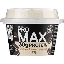 Moo PRO MAX High Protein Yoghurt Cookies & Cream 170g