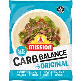 Mission Carb Balance Original Wraps