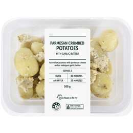 Woolworths Parmesan Crumbed Potatoes With Garlic Butter