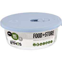 Urban Ethos Round Glass Storage Container 500ml Assorted Each