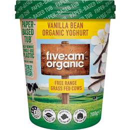 Five:Am Organic Yoghurt Vanilla Bean