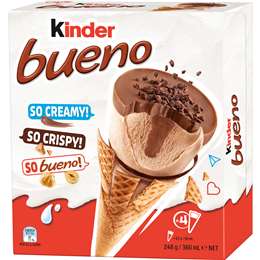 Kinder Bueno Classic Cones 4 pack