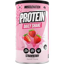 Muscle Nation Protein Daily Shake Powder Strawberry Flavour 300g