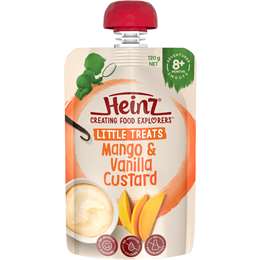 Heinz Mango & Vanilla Custard Baby Food Pouch 8+ Months