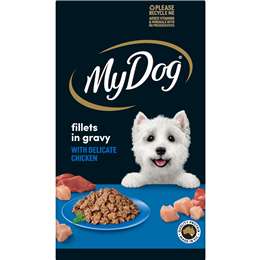My Dog Fillets In Gravy With Tender Chicken Wet Dog Food Trays