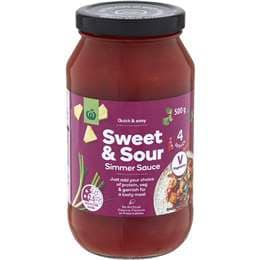 Woolworths Sweet & Sour Simmer Sauce