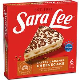 Sara Lee Incredibly Crunchy Salted Caramel Cheesecake 425g