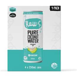 Raw C Pure Coconut Water 250mL x 4 pack
