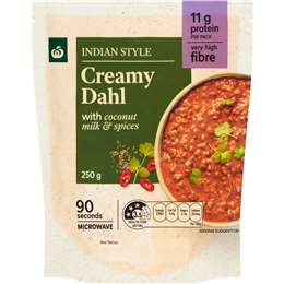 Woolworths Indian Style Creamy Dahl 250g