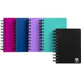 Spirax Solid Notebook 148x105mm Assorted Colours 400pg Each