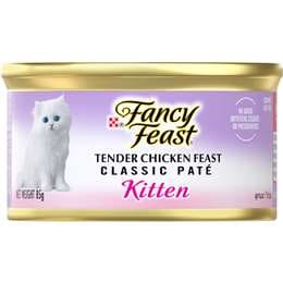 Fancy Feast Kitten Classic Pate Tender Chicken Wet Cat Food 85g