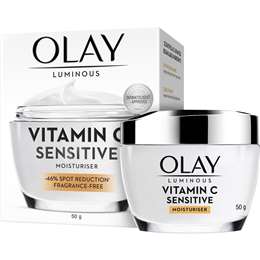 Olay Luminous Vitiman C Moisturiser Sensitive 50g