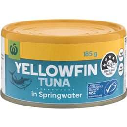 Woolworths Yellowfin Tuna In Springwater