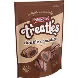 Arnott's Treatles Double Chocolate Flavour 90g