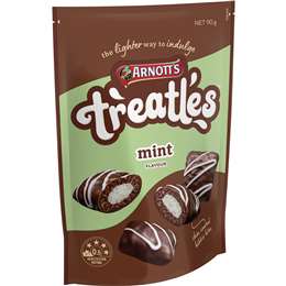 Arnott's Treatles Mint Flavour 90g