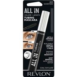 Revlon All In Tubing Mascara Blackest Black 201 12.9mL