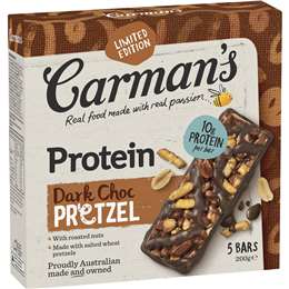 Carman's Protein Nut BarsDark Chocolate Pretzel 5 pack