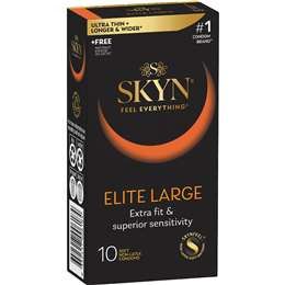SKYN Elite Large Non-Latex Condoms 10 pack