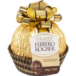 Ferrero Rocher Grand Milk Chocolate & Hazelnut Easter Gift 125g ...