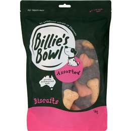 Billie's Bowl Biscuits Dog Treats Assorted Flavours