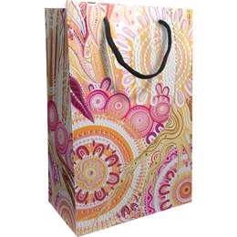 Chern'ee Christmas Paper Gift Bag Pink each