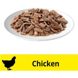 Dine Slices With Succulent Chicken Wet Cat Food Tray