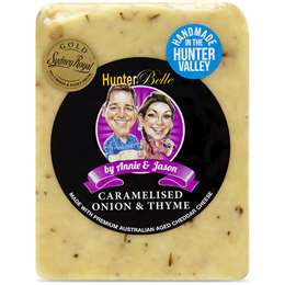 Hunter Belle Dairy Co Caramelised Onion & Thyme Cheddar