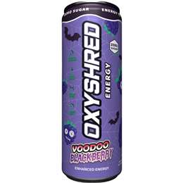 OxyShred Energy Drink Voodoo Blackberry Can 355mL