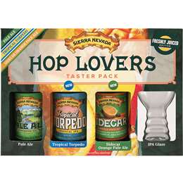 Sierra Nevada Hop Lovers Pack Gift Pack With Glass
