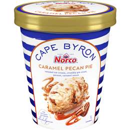 Norco Cape Byron Ice Cream Tub Caramel Pecan Pie