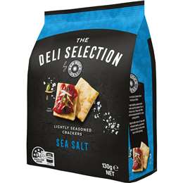 Red Rock Deli The Deli Selection Crackers Sea Salt 130g