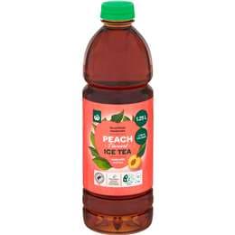 Woolworths Peach Flavoured Ice Tea 1.25L