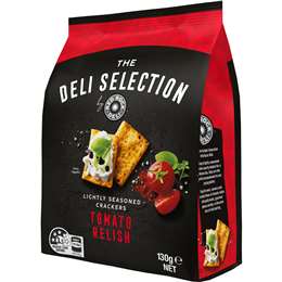 Red Rock Deli The Deli Selection Crackers Tomato Relish 130g