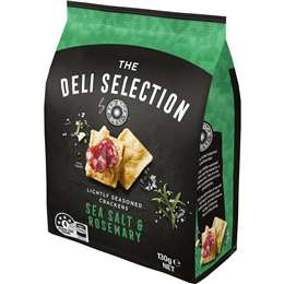 Red Rock Deli The Deli Selection Crackers Sea Salt & Rosemary 130g