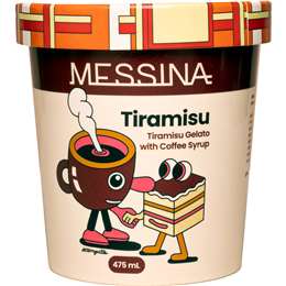 Messina Gelato Tiramisu 475mL