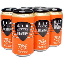 Six String Tropical Pale Ale Cans