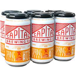 Capital Brewing Co. Springboard Summer Ale Cans 