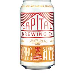 Capital Brewing Co. Springboard Summer Ale Cans 