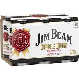 Jim Beam Double Serve Bourbon & Cola Cans