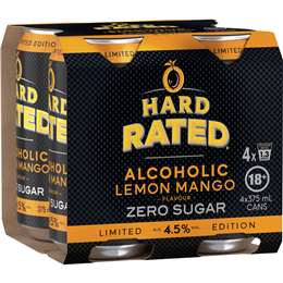 Hard Rated Lemon Mango Zero Sugar