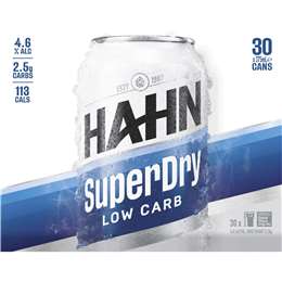 Hahn Super Dry Low Carb Can