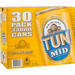 Tun Gold Mid Lager Cans